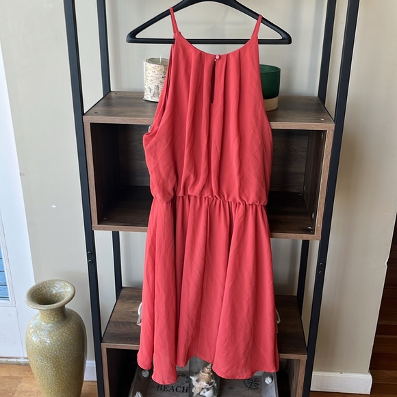 Lush size large melon dress really, pretty worn once - Picture 2 of 2